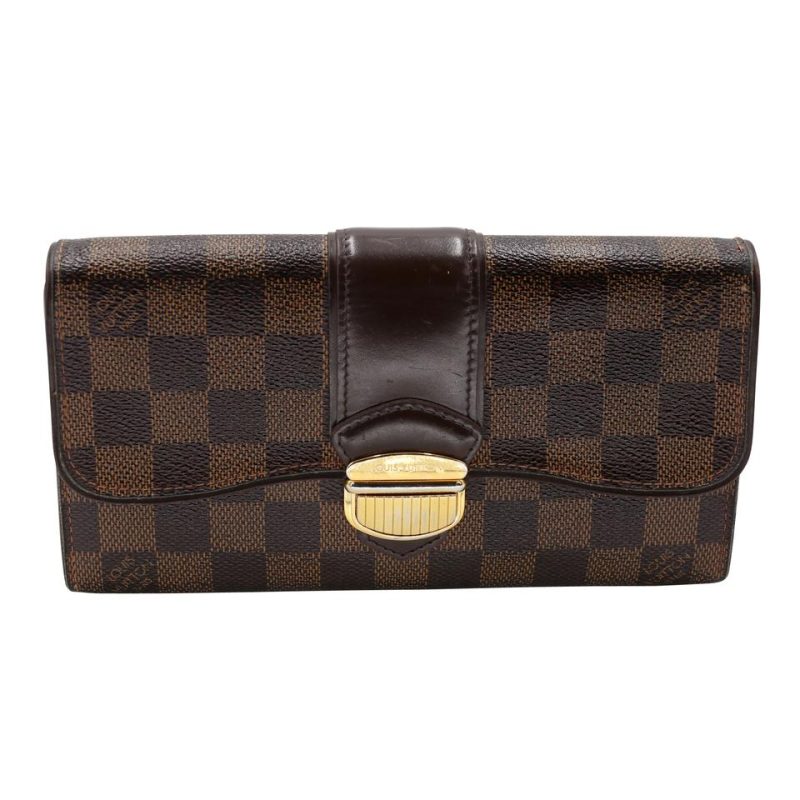 Louis Vuitton Sistina Damier Ebene GM Wallet LV-W1217P-0007 - Image 10