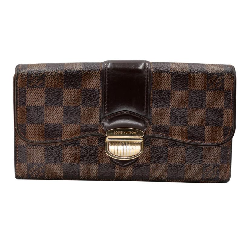 Louis Vuitton Sistina Damier Ebene GM Wallet LV-W0107P-0002 - Image 10