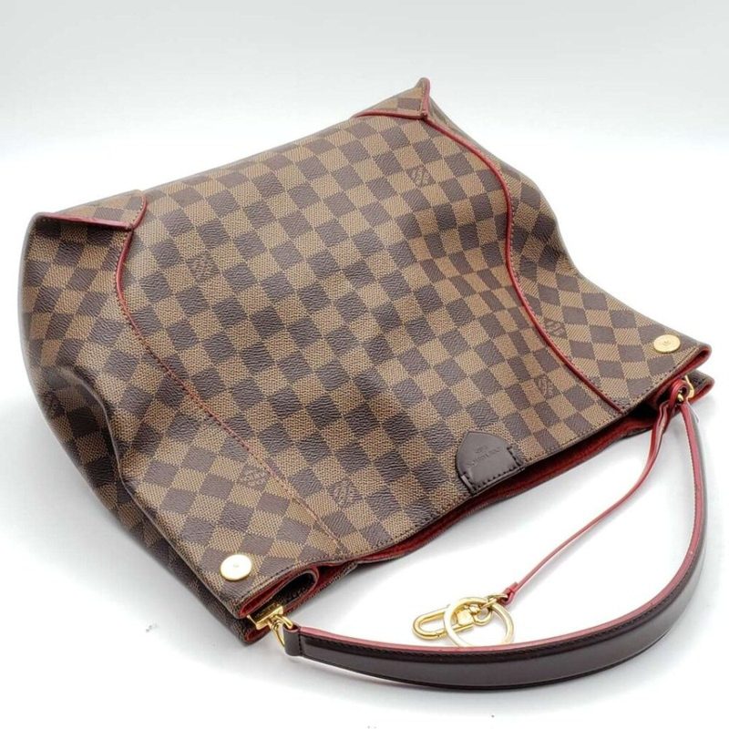 Louis Vuitton Caissa Brown Damier Ebene Canvas Shoulder Bag - Image 5