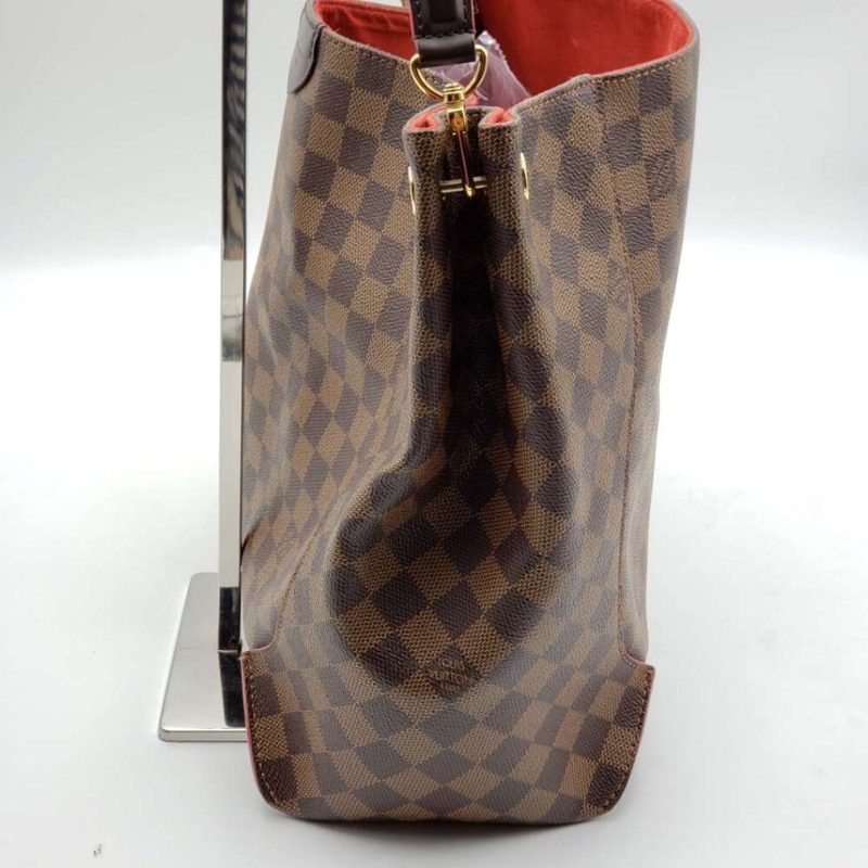 Louis Vuitton Caissa Brown Damier Ebene Canvas Shoulder Bag - Image 4
