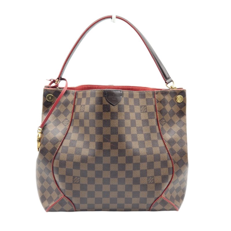 LOUIS VUITTON Caissa Hobo Bag Damier Ebene