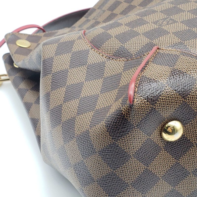 LOUIS VUITTON Caissa Hobo Bag Damier Ebene - Image 9