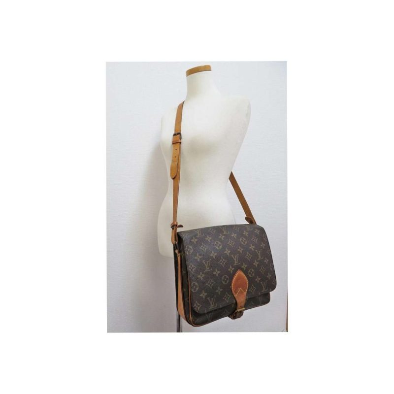 LOUIS VUITTON CARTOUCHIERE GM SHOULDER BAG MONOGRAM M51252 - Image 17