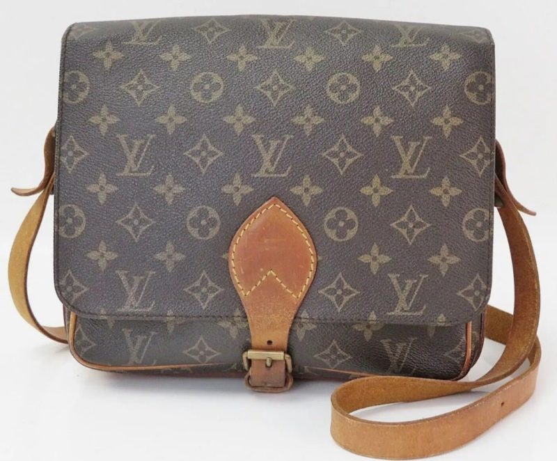 LOUIS VUITTON CARTOUCHIERE GM SHOULDER BAG MONOGRAM M51252