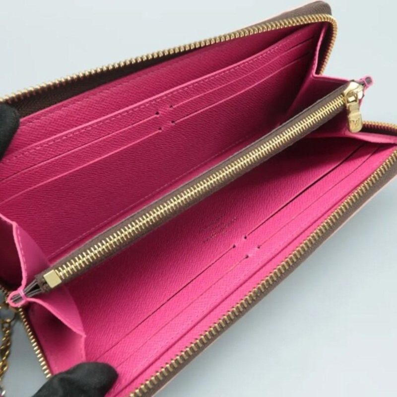 Louis Vuitton Clemence Damier Ebene Wallet - Image 8