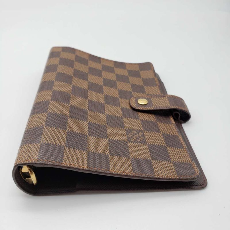Louis Vuitton Damier Agenda MM Notebook Cover R20240 Small Good - Image 3