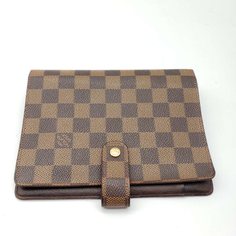 Louis Vuitton Damier Agenda MM Notebook Cover R20240 Small Good - Image 4