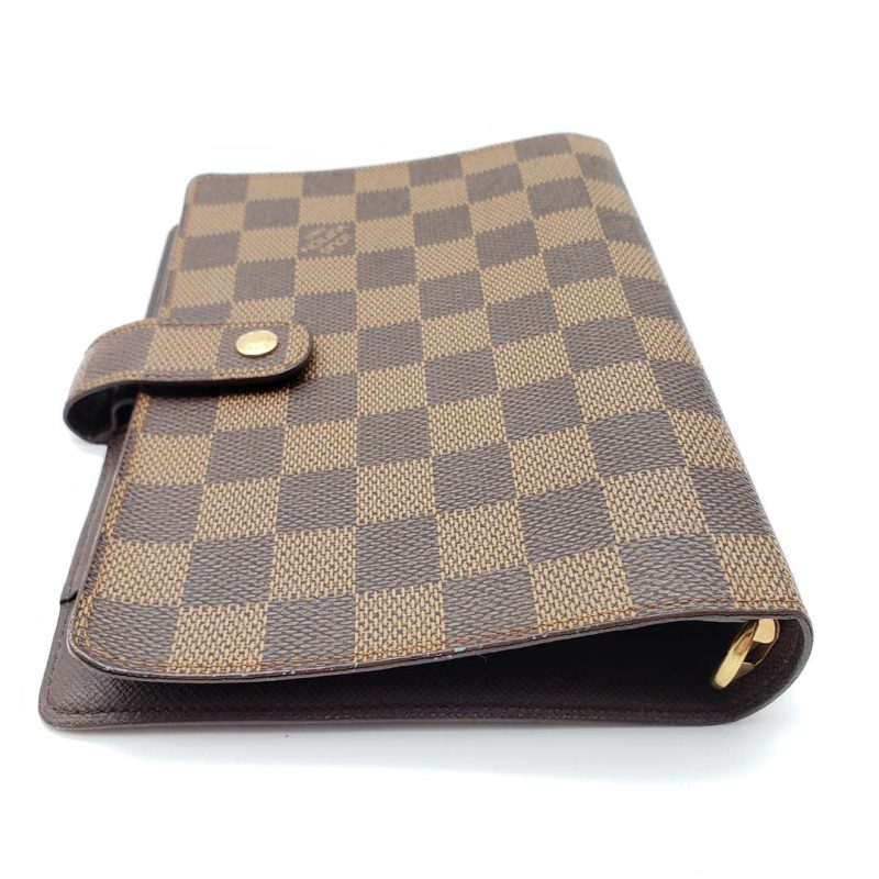 Louis Vuitton Damier Agenda MM Notebook Cover R20240 Small Good - Image 7