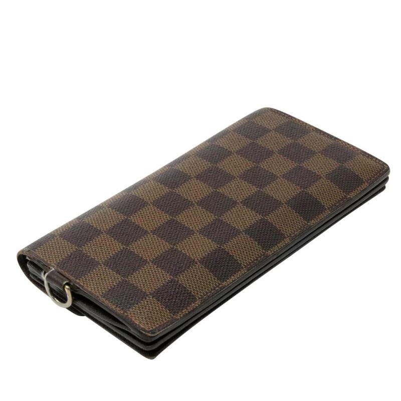 Louis Vuitton Damier Gold Gm Accordion Moto Chain Long Travel Wallet - Image 4