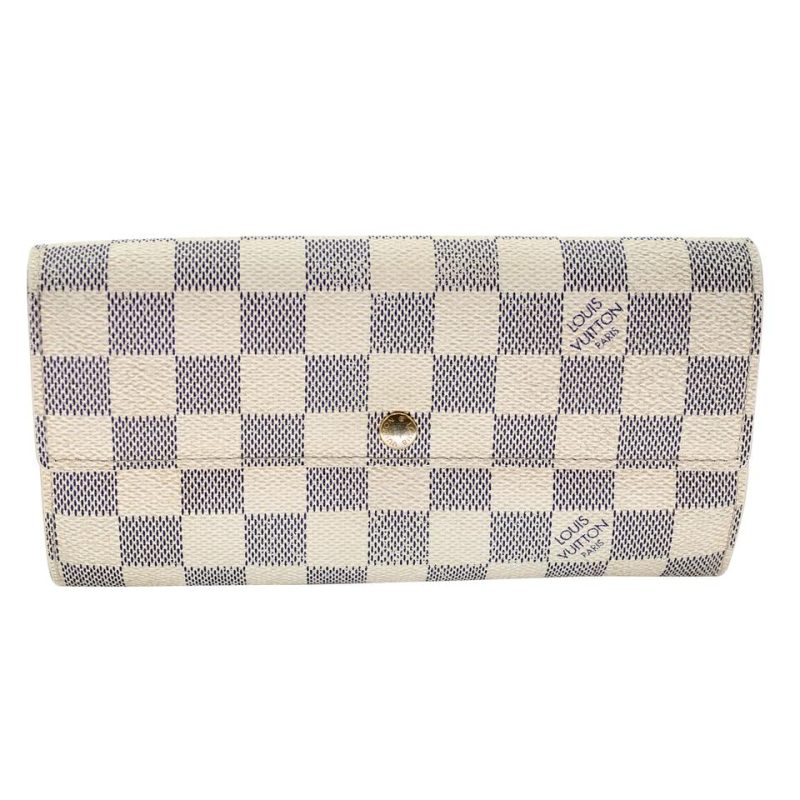 Louis Vuitton Azur Canvas Sarah GM Long Wallet LV-W0107P-0004 - Image 8