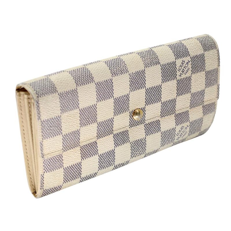 Louis Vuitton Azur Canvas Sarah GM Long Wallet LV-W0107P-0004