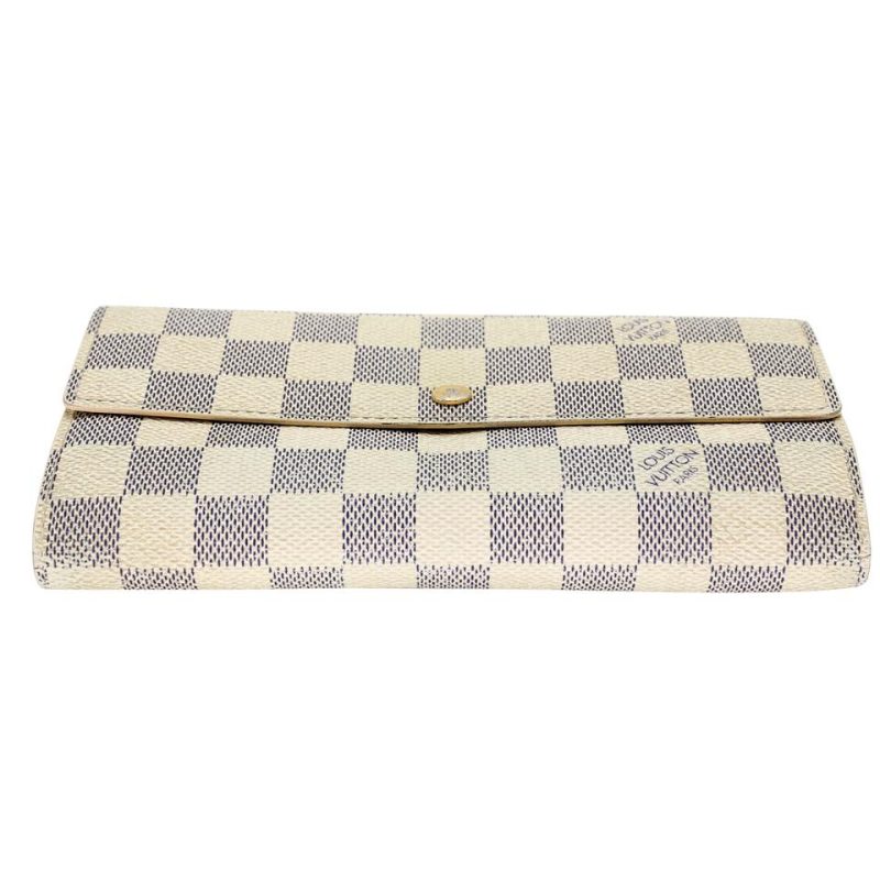 Louis Vuitton Azur Canvas Sarah GM Long Wallet LV-W0107P-0004 - Image 3