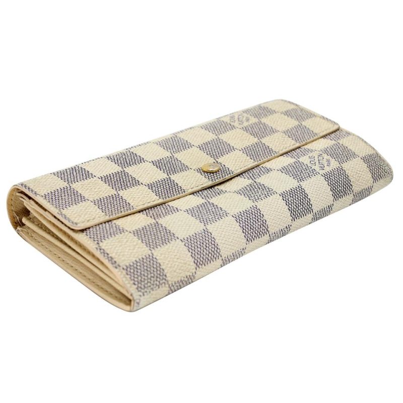 Louis Vuitton Azur Canvas Sarah GM Long Wallet LV-W0107P-0004 - Image 4