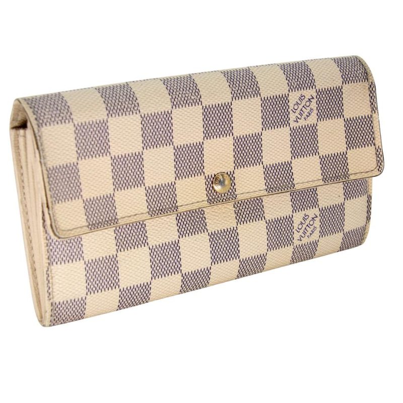 Louis Vuitton Azur Canvas Sarah GM Long Wallet LV-W1110P-A004 - Image 2