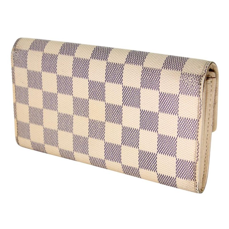 Louis Vuitton Azur Canvas Sarah GM Long Wallet LV-W1110P-A004 - Image 3
