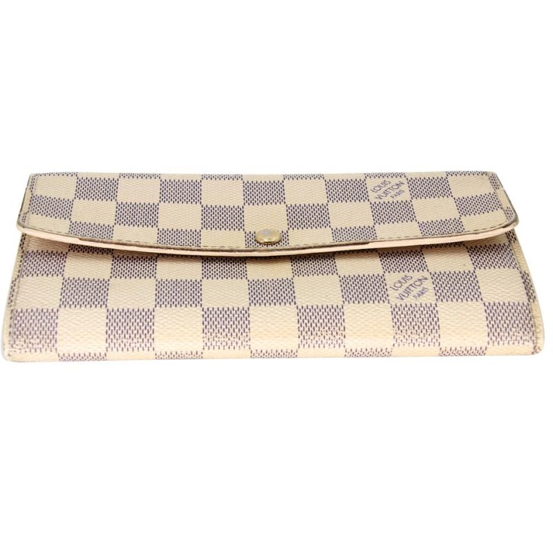 Louis Vuitton Azur Canvas Sarah GM Long Wallet LV-W1110P-A004 - Image 4