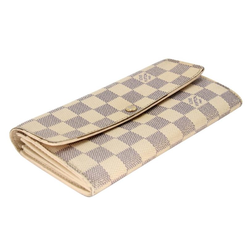 Louis Vuitton Azur Canvas Sarah GM Long Wallet LV-W1110P-A004 - Image 5
