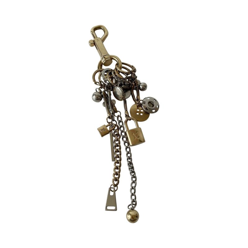 Louis Vuitton Bag Charm Chain Spring Street Gold M00540