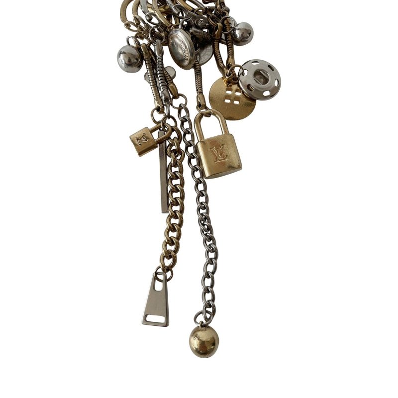 Louis Vuitton Bag Charm Chain Spring Street Gold M00540 - Image 5