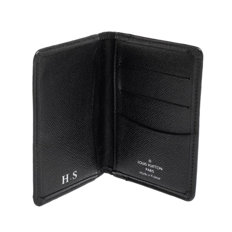 Louis Vuitton Black Taiga Leather Pocket Organizer - Image 2