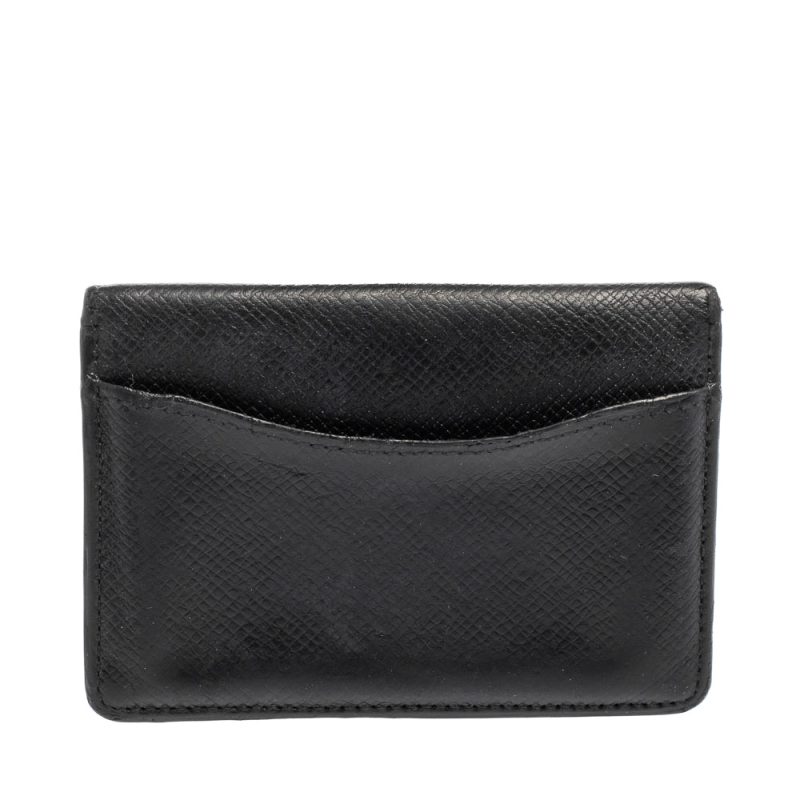 Louis Vuitton Black Taiga Leather Pocket Organizer - Image 6