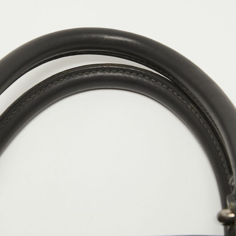 Louis Vuitton Charcoal Black Leather Utah Acoma Bag - Image 7