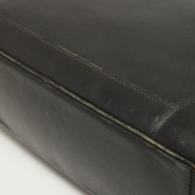 Louis Vuitton Charcoal Black Leather Utah Acoma Bag - Image 5