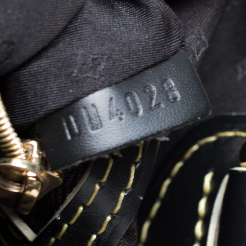 Louis Vuitton Black Suhali Leather Le Majestueux Bag - Image 8