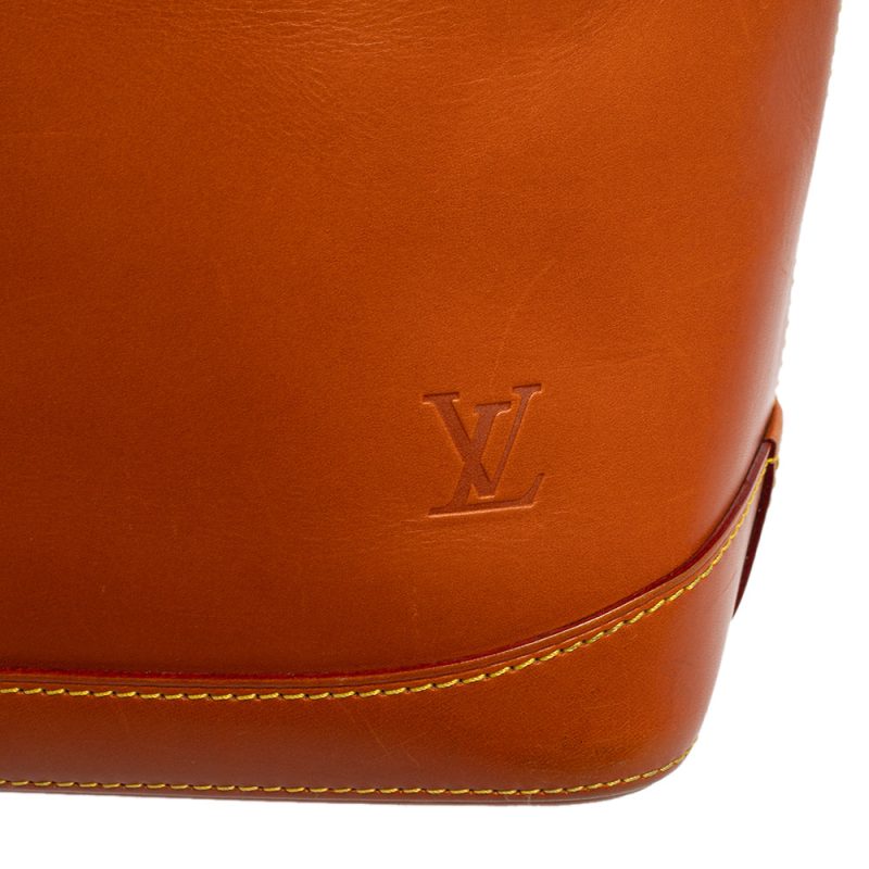 Louis Vuitton Caramel Nomade Leather Vertical Lockit Bag - Image 7