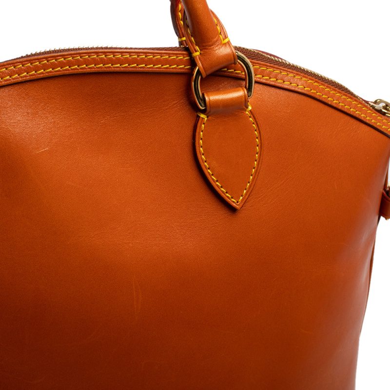 Louis Vuitton Caramel Nomade Leather Vertical Lockit Bag - Image 5