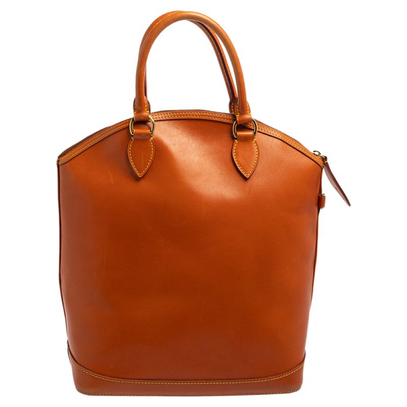 Louis Vuitton Caramel Nomade Leather Vertical Lockit Bag - Image 4