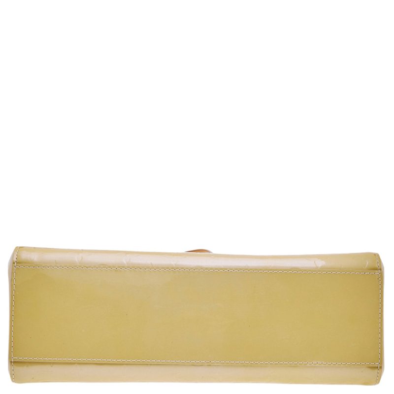 Louis Vuitton Blanc Corail Monogram Vernis Catalina EW Bag - Image 6