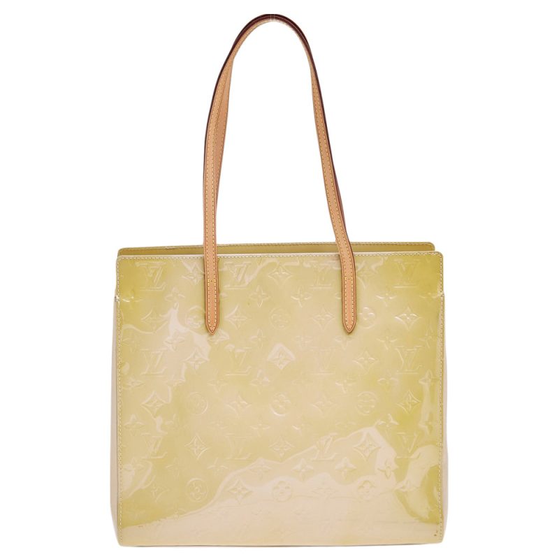 Louis Vuitton Blanc Corail Monogram Vernis Catalina EW Bag