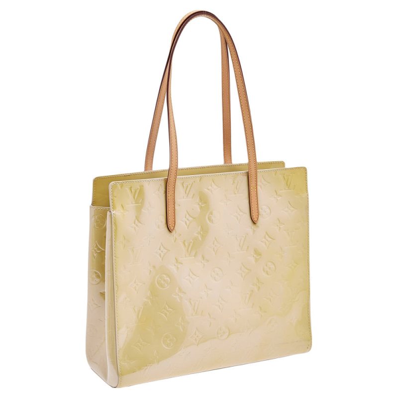 Louis Vuitton Blanc Corail Monogram Vernis Catalina EW Bag - Image 3