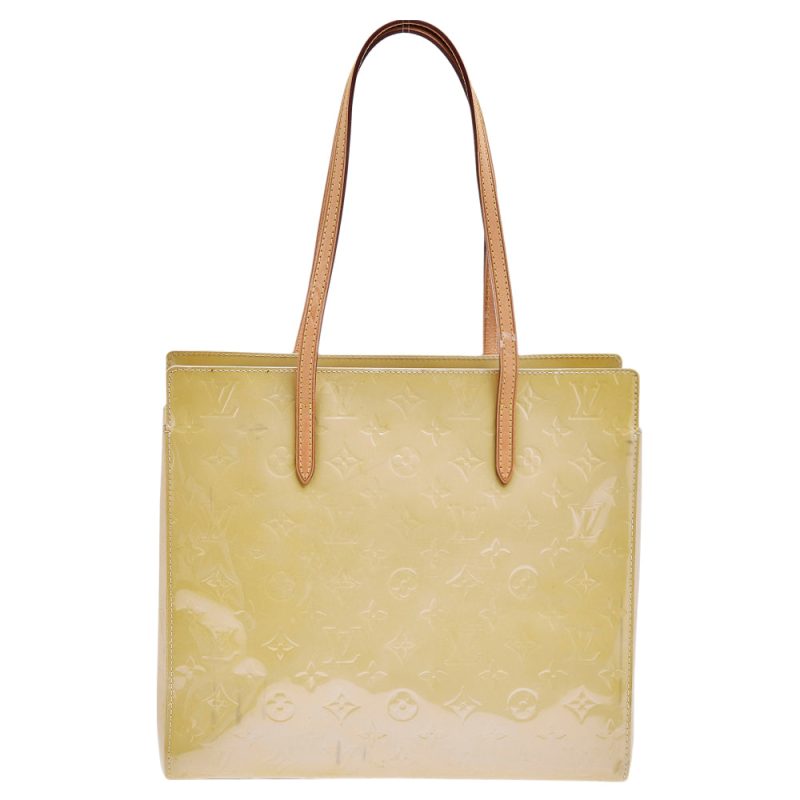 Louis Vuitton Blanc Corail Monogram Vernis Catalina EW Bag - Image 4