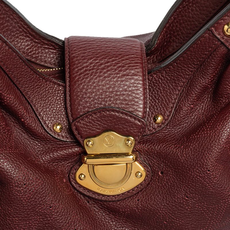 Louis Vuitton Bordeaux Monogram Mahina Leather Solar PM Bag - Image 5