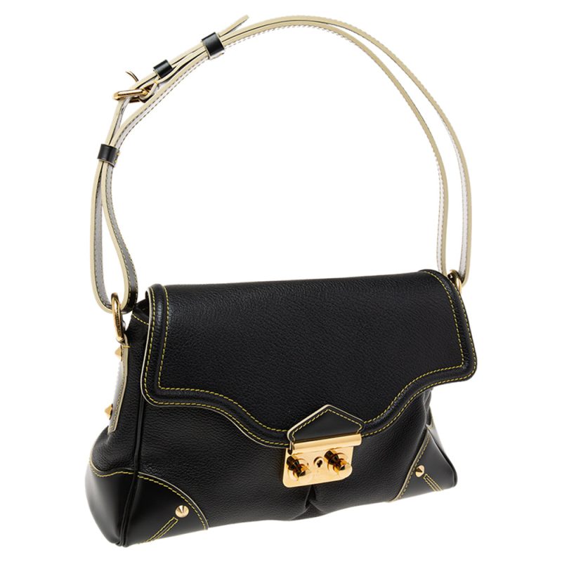 Louis Vuitton Black Suhali Leather L'Absolu de Voyage Bag - Image 3