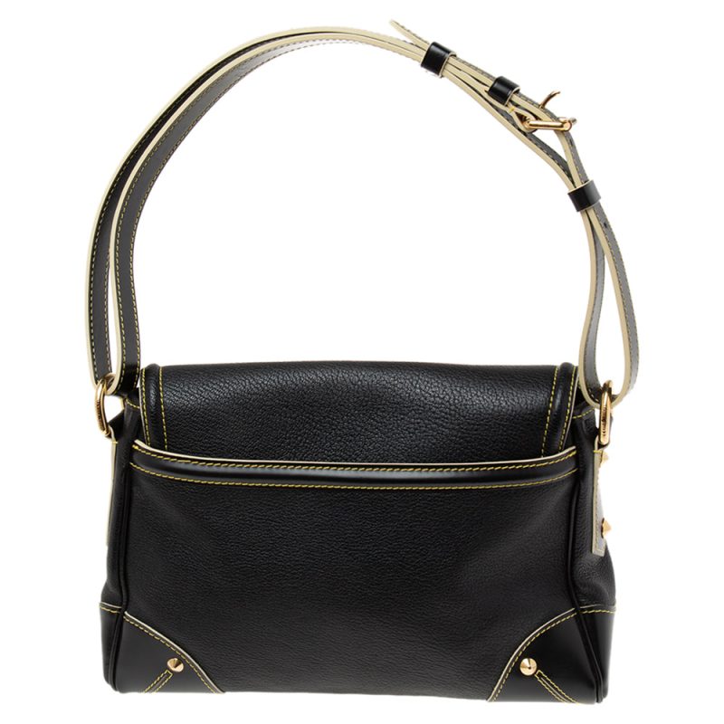 Louis Vuitton Black Suhali Leather L'Absolu de Voyage Bag - Image 4