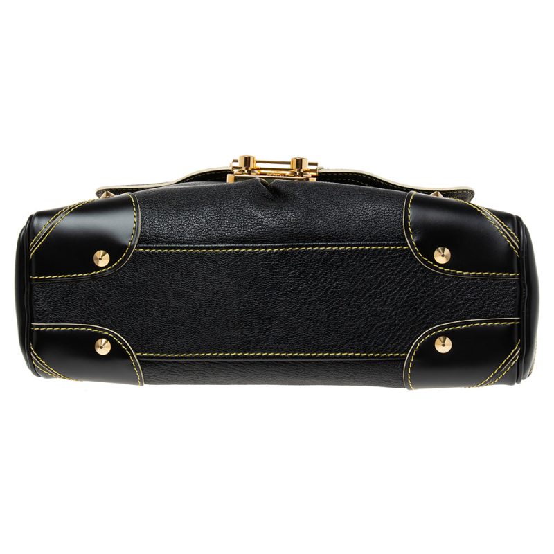Louis Vuitton Black Suhali Leather L'Absolu de Voyage Bag - Image 7