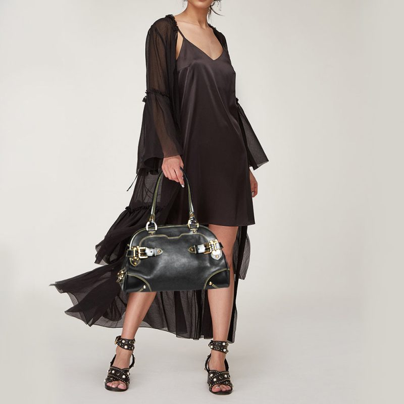 Louis Vuitton Black Suhali Leather Le Radieux Bag - Image 2