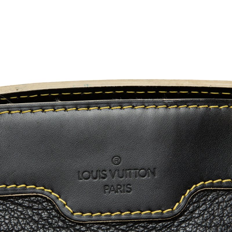 Louis Vuitton Black Suhali Leather Le Radieux Bag - Image 5
