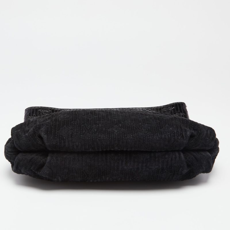 Louis Vuitton Black Monogram Limited Edition Motard Before Dark Clutch - Image 6