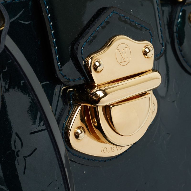 Louis Vuitton Blue Nuit Monogram Vernis Melrose Avenue Bag - Image 6