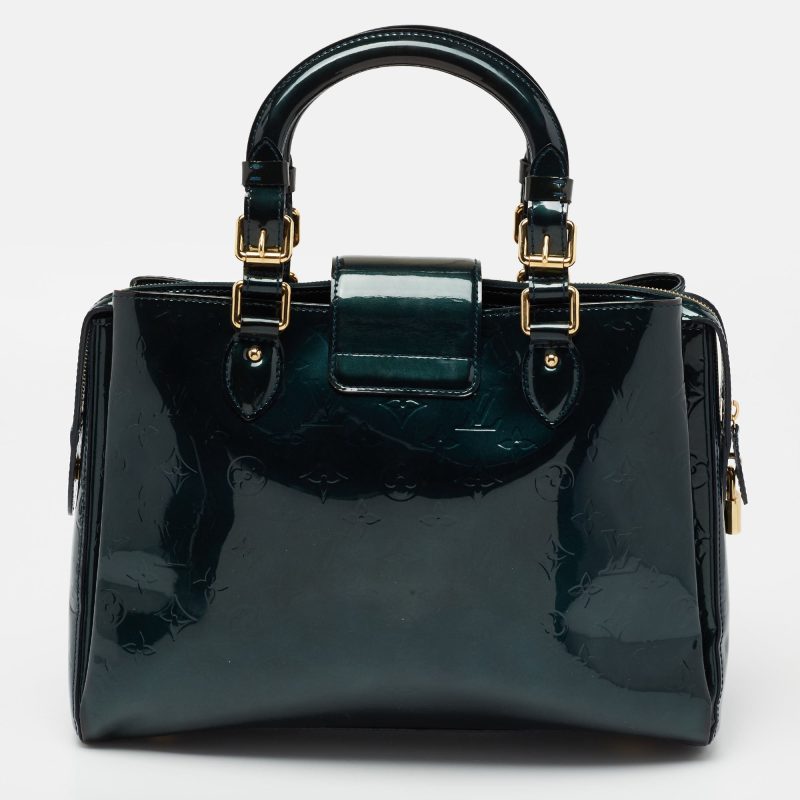 Louis Vuitton Blue Nuit Monogram Vernis Melrose Avenue Bag - Image 4