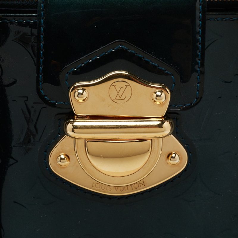 Louis Vuitton Blue Nuit Monogram Vernis Melrose Avenue Bag - Image 7