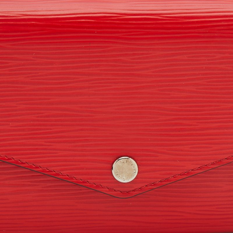 Louis Vuitton Coquelicot Epi Leather Sarah Wallet - Image 5