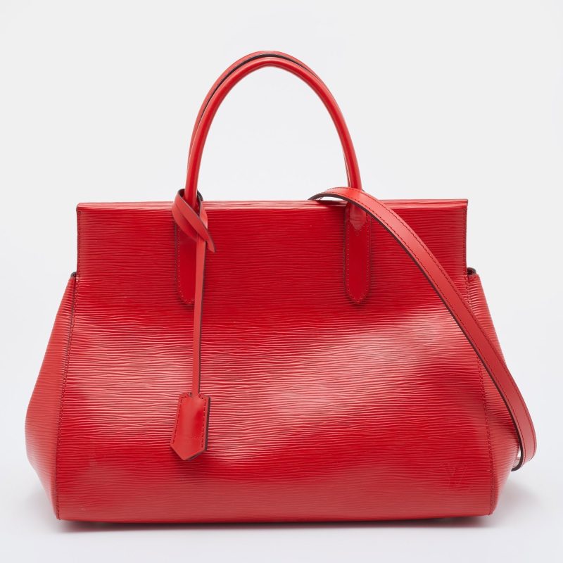 Louis Vuitton Coquelicot Epi Leather Marly MM Bag