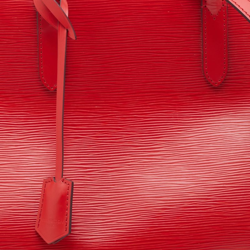 Louis Vuitton Coquelicot Epi Leather Marly MM Bag - Image 6