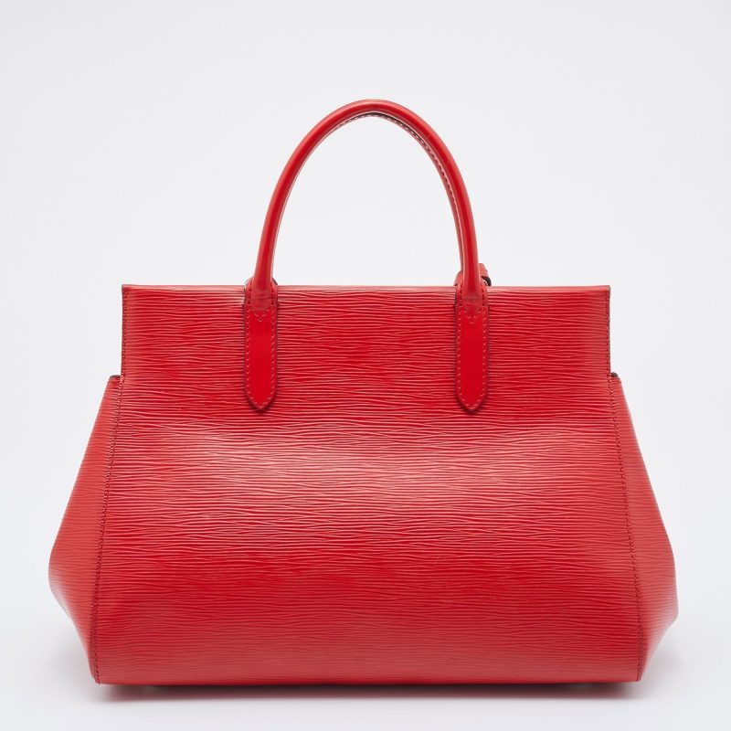 Louis Vuitton Coquelicot Epi Leather Marly MM Bag - Image 4