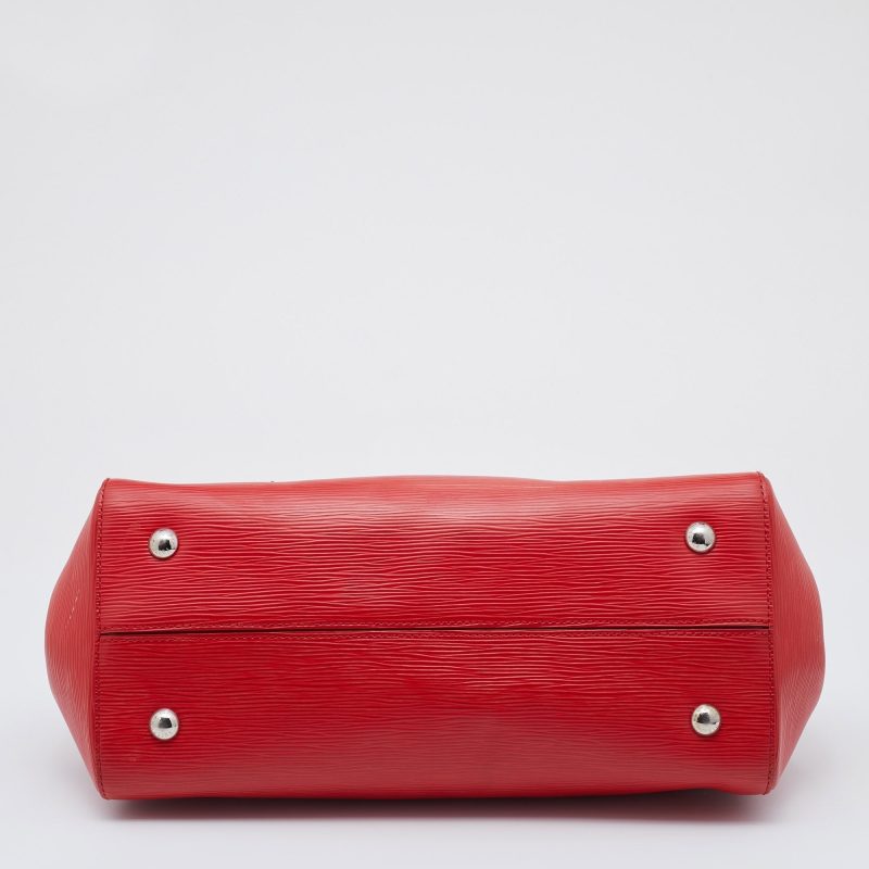 Louis Vuitton Coquelicot Epi Leather Marly MM Bag - Image 8